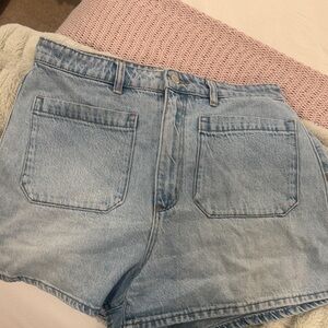 ROLLA'S Light Blue Jean Shorts